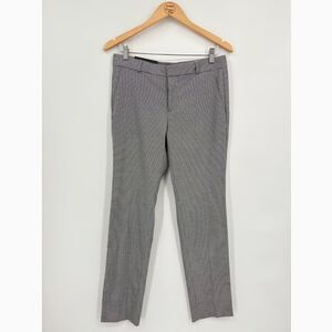 NWT Banana Republic Ryan Slim Straight-Fit Washable Houndstooth Pant, Sz 4, Work
